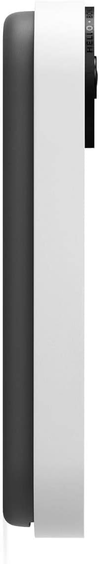 Google Nest Doorbell Battery – Wireless Smart Video Doorbell, HD Live View, Night Vision, Motion Detection, 2-Way Audio, Compatible with Alexa Home, Weather-Resistant – Snow, Bulk Packaging