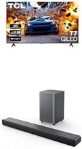 TCL 75-Inch T7 Series (75T7, 2025 Model) 4K QLED with Dolby Vision HDR & Dolby Atmos Smart TV with Google TV + S55H S Class 2.1 Channel Sound Bar with Dolby Atmos