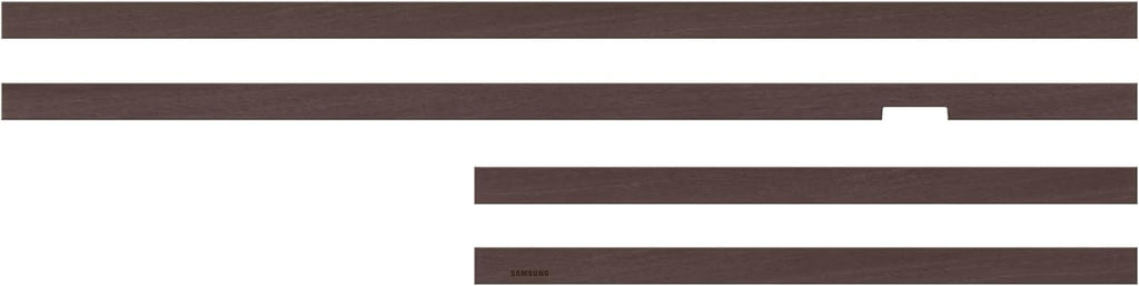 Samsung 55' The Frame Customizable Bezel 2021–2025, Modern Brown Magnetic Frame, Trim Kit for 55-Inch QN55LS03A/LS03B/LS03D Art TV, Easy Snap-On Wall-Mount Living Room Decor, Includes Cleaning Cloth