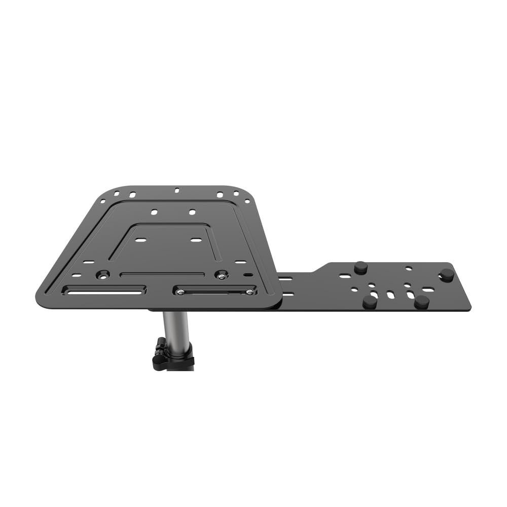Turtle Beach VelocityOne Universal Stand for Flight Simulation & Racing Simulation Accessories with adjustable height design, metal construction, and fold flat design for PC & Xbox – Black