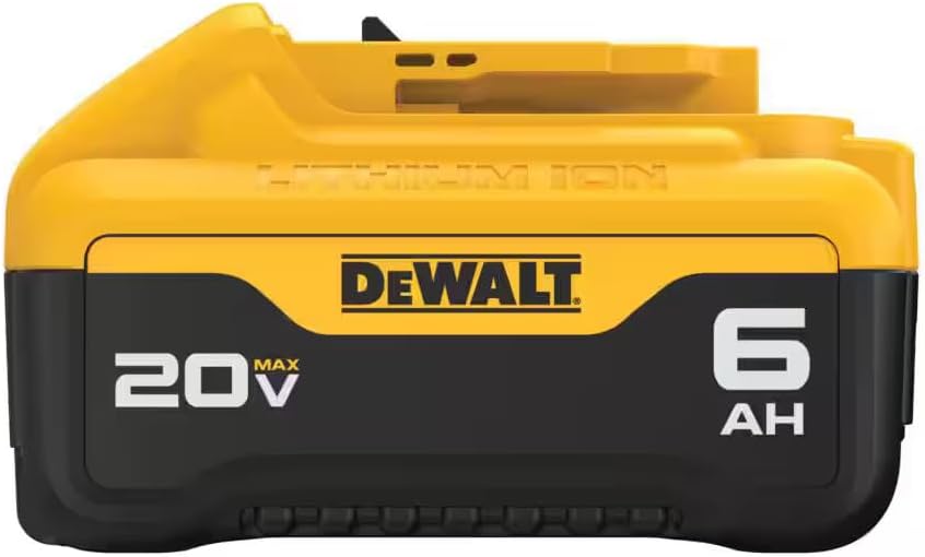 Dewalt 20V MAX Lithium-Ion 6.0Ah and 4.0Ah Battery and Charger Starter Kit