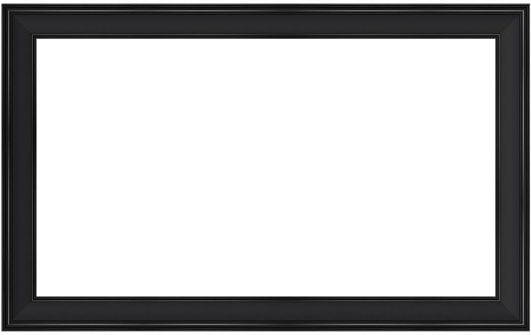 Black 65' Premiere Deco TV Frame - Compatible ONLY with Samsung The Frame TV and Pro TVs (Fits 2021-2026, LS03A, LS03B,LS03C,LS03D,LS03FA,LS03FW)