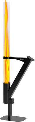 Rayzi New Rocket Stove 55 Inch, Smokeless Wood Pellet Patio Heater, Wood Pellet Fire Pits for Outside, Portable Pellet Heater for Patio/Garden/Backyard/Outside Restaurant/Bonfire Party/Beach