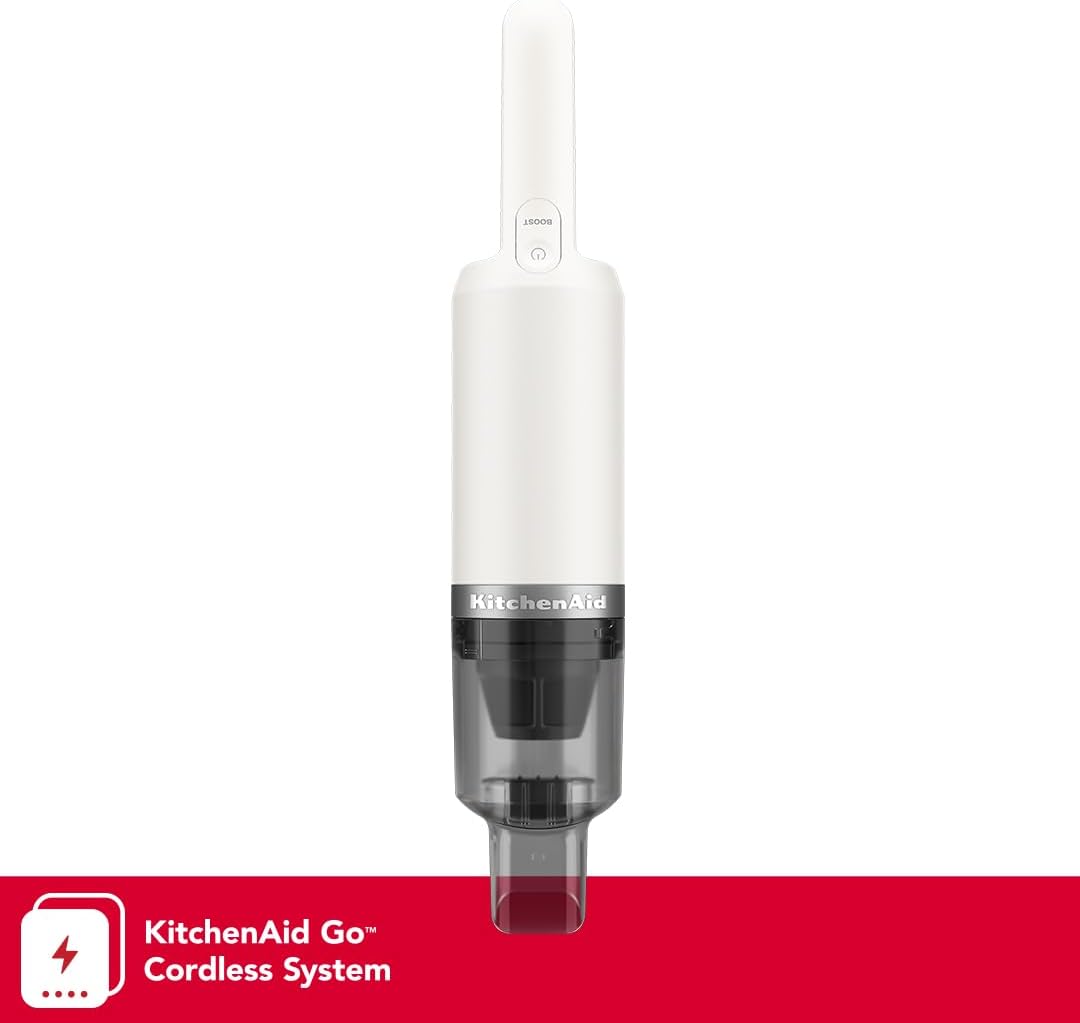 KitchenAid Go™ Cordless Kitchen Vacuum - Battery Included, KKVR121, Porcelain White