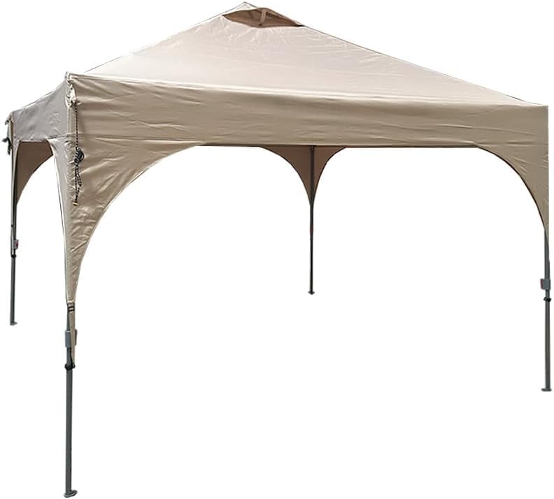 Garden Winds Reinforced RipLock 350 Replacement Canopy Top Cover Compatible with Coleman Instant 10' x 10' Tent Gazebo Model 2000023970 - Beige