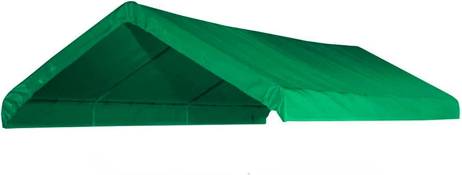 10X20 Heavy Duty Green Canopy Top Cover with Valance