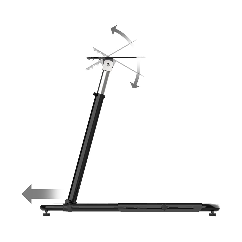 Turtle Beach VelocityOne Universal Stand for Flight Simulation & Racing Simulation Accessories with adjustable height design, metal construction, and fold flat design for PC & Xbox – Black