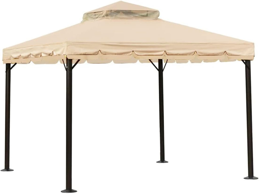 Garden Winds Replacement Canopy Top Cover Compatible with The Purple Leaf ZYRP1010 10x10 Gazebo - Riplock 350