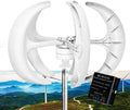 14000W Solar Wind Turbine Generator | 5-Blade Wind Turbines with Controller | 12V, 24V, 48V, 220V | Home Use 3 Phase AC Permanent Magnet Power System