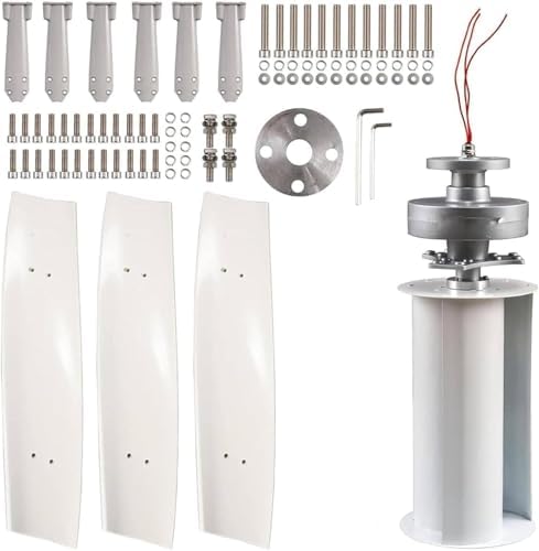 20000W Vertical Axis Wind Turbine Kit for Home Use, High-Efficiency Renewable Energy Wind Generator, Includes Grid-Tie Inverter & Controller for Optimal Performance