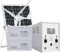 8kW Solar Generator & 400W Wind Turbine Hybrid Power System - Complete Off-Grid Renewable Energy Kit for Home, Farm, Remote Use - 220V Output, Eco-Friendly Solution