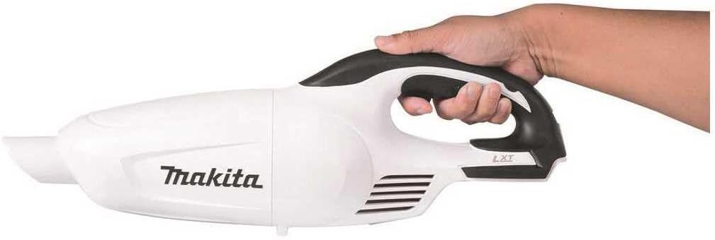 Makita XLC02ZW 18V LXT Lithium-Ion Compact Cordless Vacuum, Tool Only, White