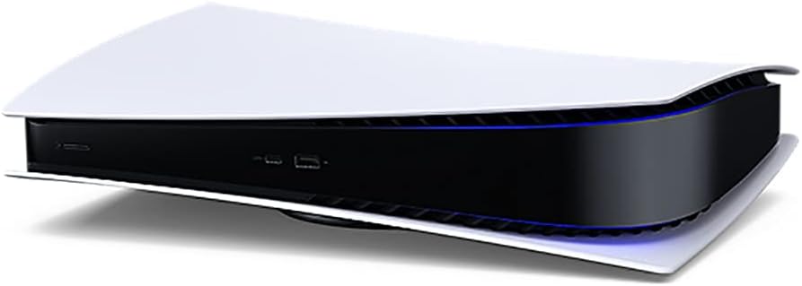 PS5 - Sony PlayStation 5 Digital Edition Gaming Console + Wireless Controller - 16GB GDDR6 RAM, 825GB SSD, 120Hz 8K Output, White