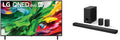 LG 55' QNED85A 4K Smart TV & S90TR 7.1.3-Channel OLED evo TV Matching Home Theater Soundbar with Rear Surround Speakers and Wireless Subwoofer, Wow Orchestra, Dolby Atmos