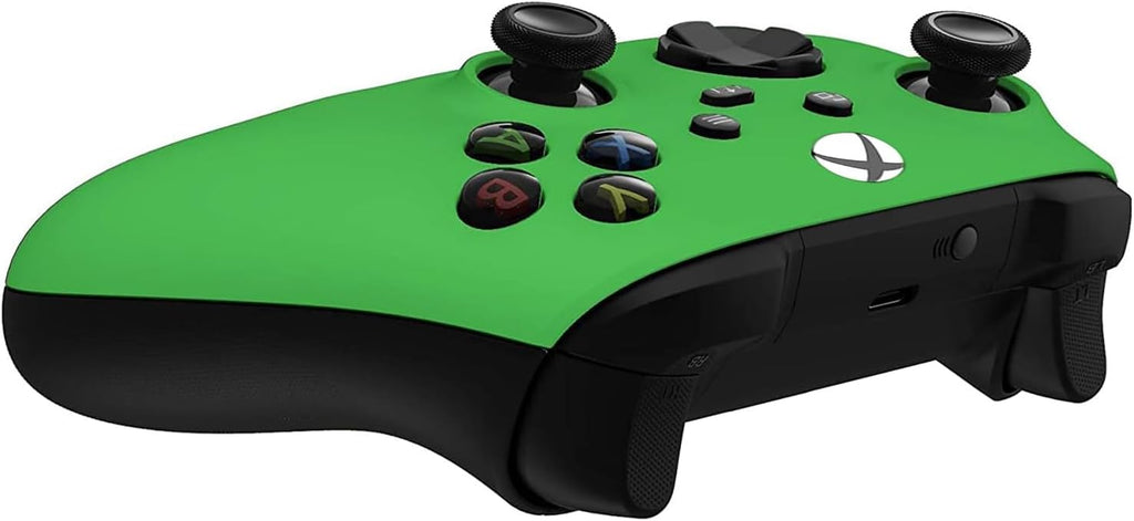 Custom Controllerzz Wireless Controller for Microsoft Xbox Series X/S & Xbox One - Custom Soft Touch Feel - Custom Xbox Series X/S Controller (X/S Green)