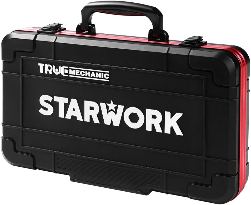 STARWORK TRUE MECHANIC™ 30-Piece 2-IN-1 Ratcheting Wrench Set, 120-Tooth, SAE&Metric, Gift Series with Black case, Professional
