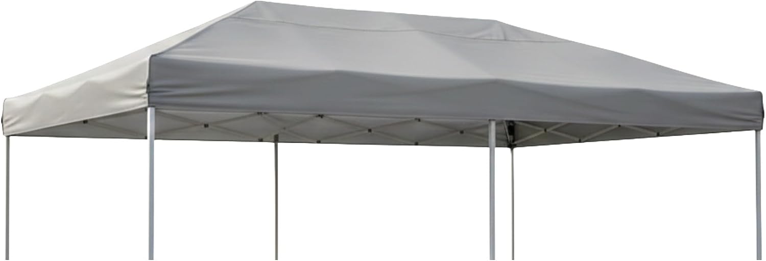 Garden Winds Reinforced Replacement Canopy Top Cover Compatible with The WF-2010 Ozark Trail 10' x 20' Straight Leg Pop Up - Classic Stone, Riplock 350
