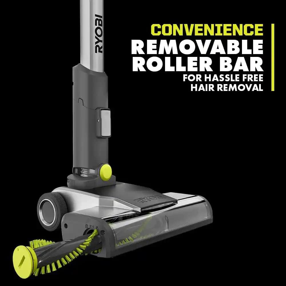Pacroban ONE+ 18V Cordless Stick Vacuum Cleaner Kit with 4.0 Ah Battery and Charger