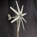 12000W Wind Turbine Generator Kit 12V/24V - 8 Blades, Charge Controller for Home & Marine Use, Efficient Hybrid Solar Wind Power System