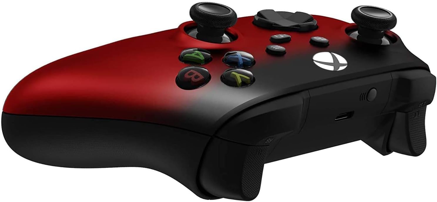 Custom Controllerzz Wireless Controller for Microsoft Xbox Series X/S & Xbox One - Custom Soft Touch Feel - Custom Xbox Series X/S Controller (X/S Red & Black Fade)