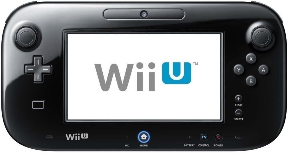 Replacement Official Authentic Nintendo Wii U Gamepad [Black] - Bulk Packaging
