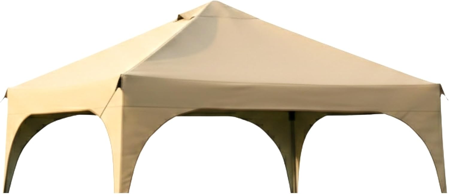 Garden Winds Reinforced Replacement Canopy Top Cover Compatible with The 2000023970, 2000035984, 20191112 Coleman Instant 10' x 10' Pop Up Tent - Classic Sand, Riplock 350