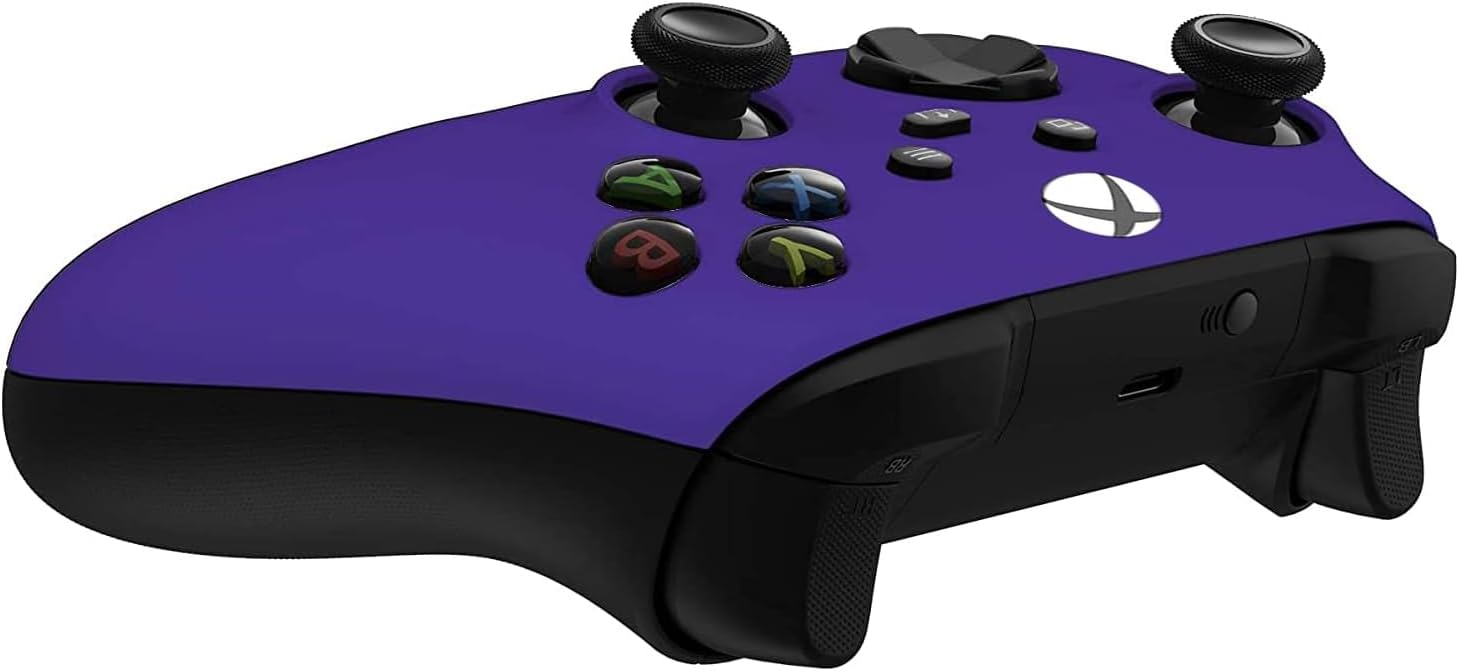 Custom Controllerzz Wireless Controller for Microsoft Xbox Series X/S & Xbox One - Custom Soft Touch Feel - Custom Xbox Series X/S Controller (X/S Purple)