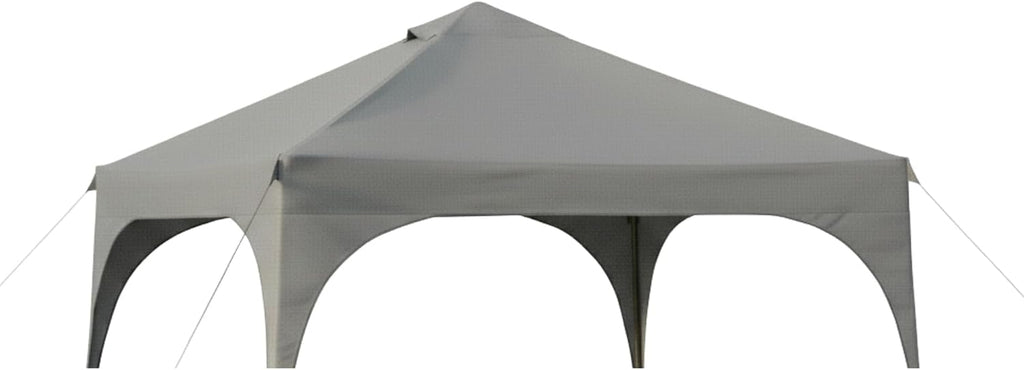 Garden Winds Reinforced RipLock 350 Replacement Canopy Top Cover Compatible with Coleman Instant 10' x 10' Tent Gazebo Model 2000023970 - Slate Gray