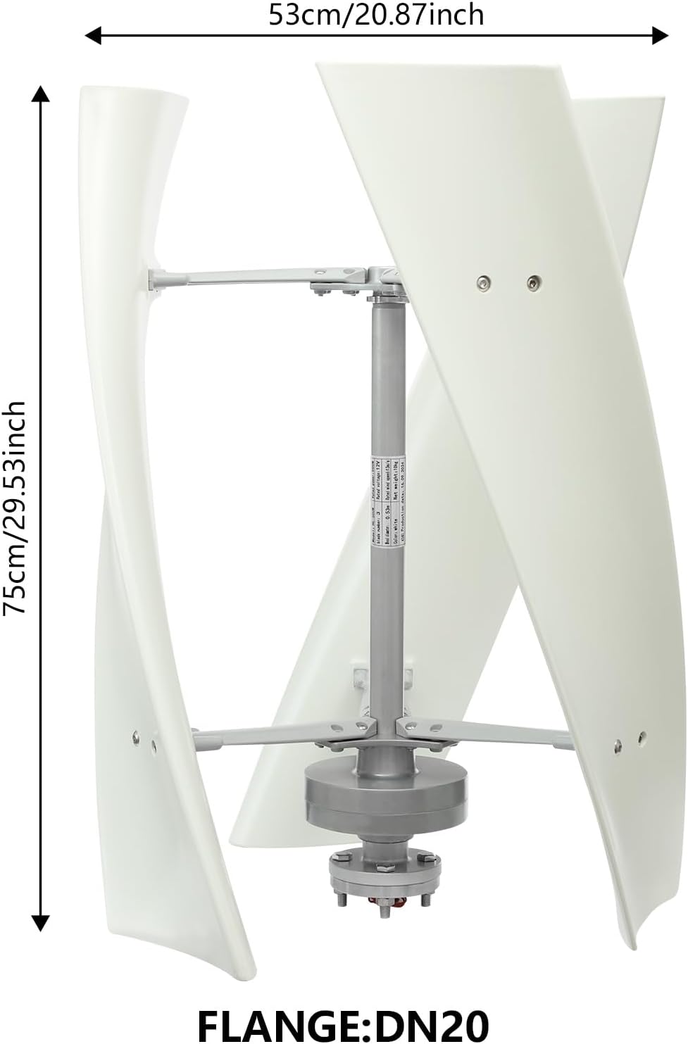 Portable Wind Turbine Power Generator 12V 100W Vertical12 Wind Turbine Generator Portable Windmill Generator Home Use with Controller