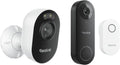 REOLINK Video Doorbell WiFi with Lumus Bundle, 2K Doorbell Camera, 2K Spotlight Camera, Local Storage, Chime Included