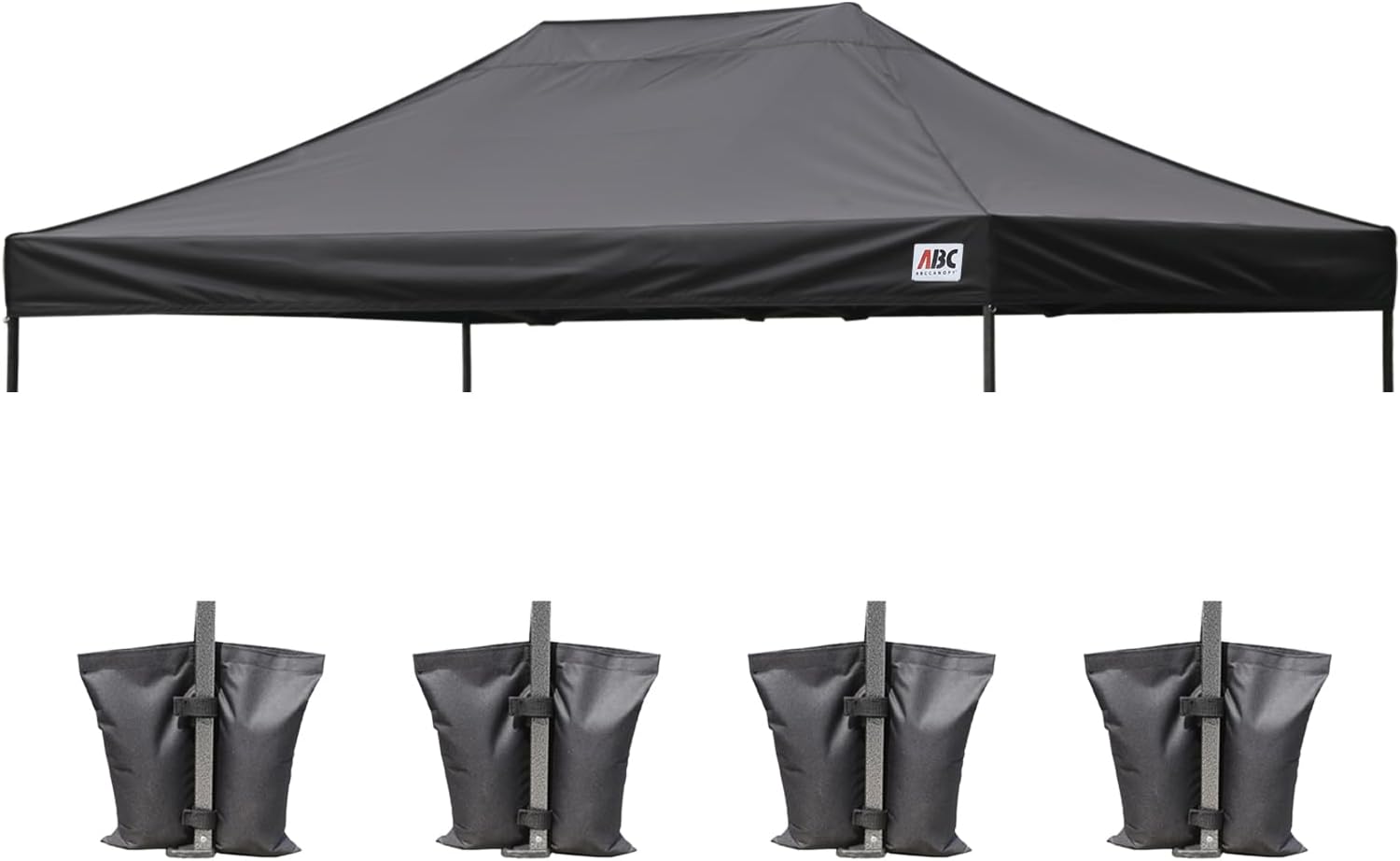 ABCCANOPY Replacement Canopy Top for Pop Up Canopy Tent (10x15, Black)
