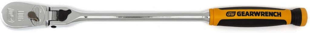 GEARWRENCH 3 Pc. 1/4', 3/8' & 1/2' Drive 90 Tooth Dual Material Locking Flex Head Ratchet Set - 81298T, Multi, One Size