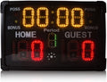 Multisport LED Scoreboard Led Digital Sports Portable Electronic Scoreboard Equipment,Battery Powered Portable Tabletop Electronic Scoreboard,Countdown Timer & Score for Gam