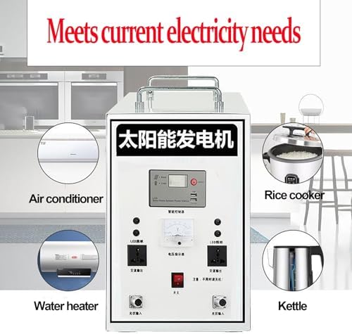 8kW Solar Generator & 400W Wind Turbine Hybrid Power System - Complete Off-Grid Renewable Energy Kit for Home, Farm, Remote Use - 220V Output, Eco-Friendly Solution