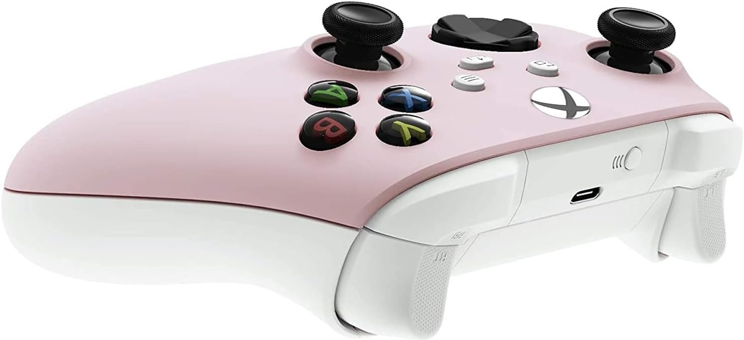 Custom Controllerzz Wireless Controller for Microsoft Xbox Series X/S & Xbox One - Custom Soft Touch Feel - Custom Xbox Series X/S Controller (X/S Baby Pink)