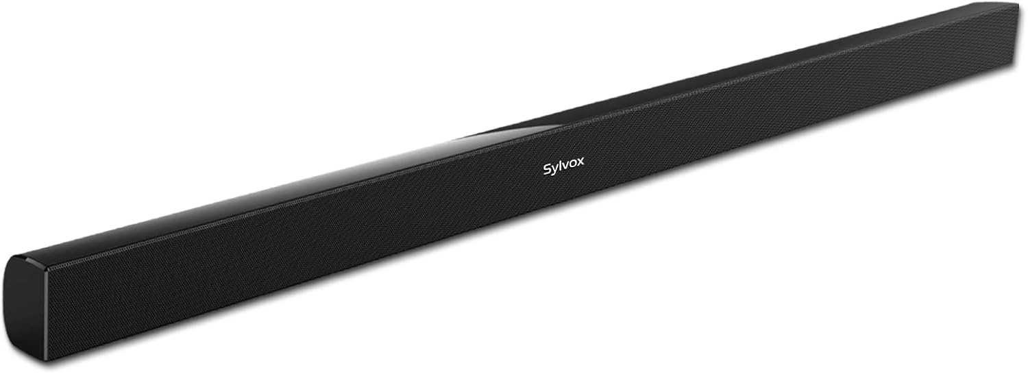 SYLVOX Outdoor TV with Rolling Stand & Soundbar, 75 inch 4K UHD QLED Smart TVs, Weatherproof, IP56 Waterproof, 1000 Nits Partial Sun, Support Google Assistant, Wide Viewing Angle (2026 Model)
