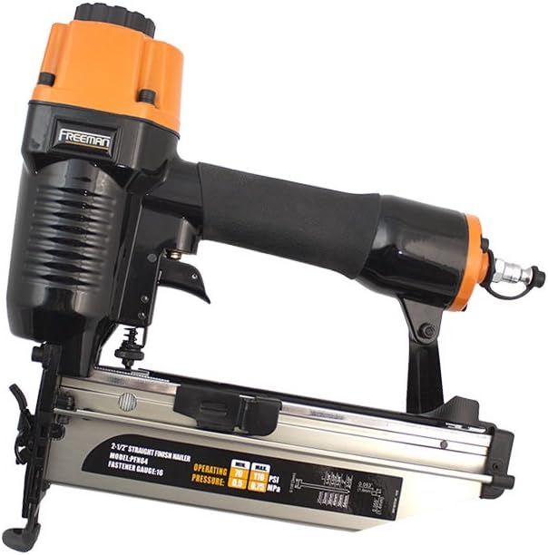 Freeman P9PCK Complete Pneumatic Framing and Finishing Nailer and Stapler Kit with Bags and Fasteners (9-Piece)