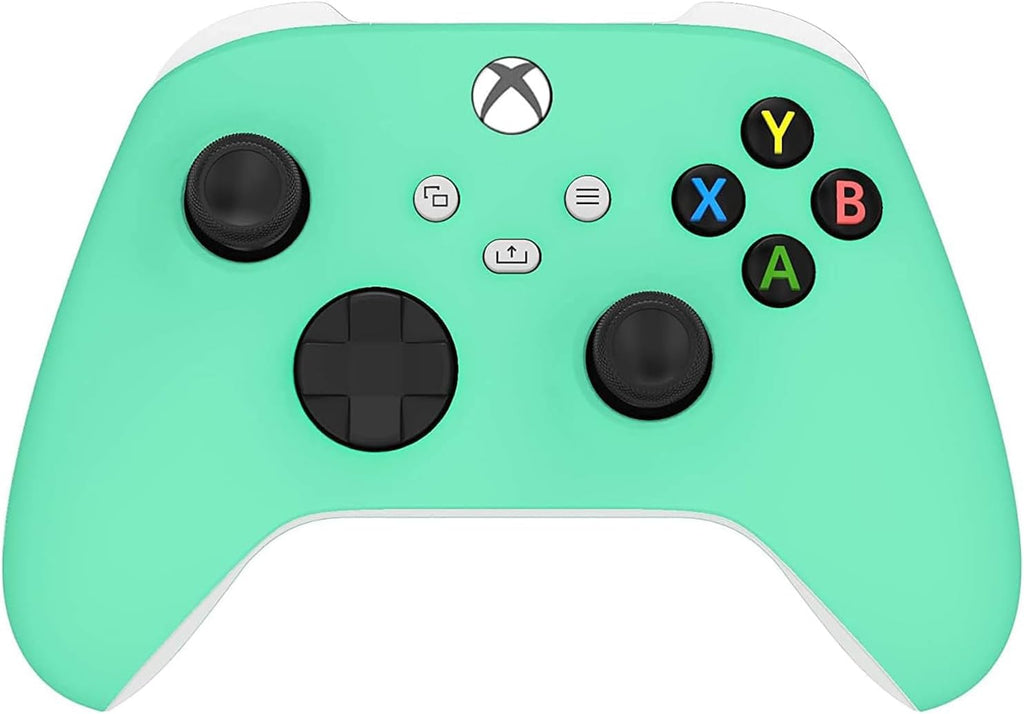 Custom Controllerzz Wireless Controller for Microsoft Xbox Series X/S & Xbox One - Custom Soft Touch Feel - Custom Xbox Series X/S Controller (X/S Green Mint)