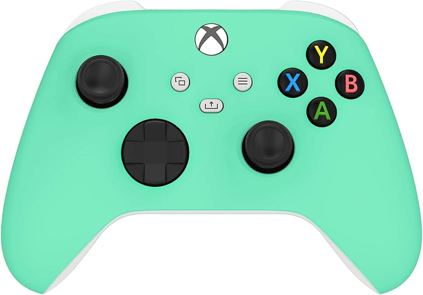 Custom Controllerzz Wireless Controller for Microsoft Xbox Series X/S & Xbox One - Custom Soft Touch Feel - Custom Xbox Series X/S Controller (X/S Green Mint)