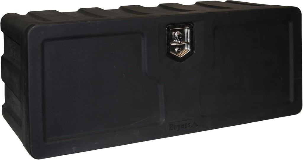 Buyers Products 1717110 Poly Underbody Truck Box, Toolbox for Utility Heavy Duty Work Vehicles, 18 x 18 x 48 Inches, Black