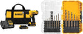 DEWALT 20V Max Cordless Drill/Driver Kit, Compact (DCD771C2) and 13-Piece Black Oxide Drill Bit Set with Pilot Point