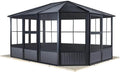 Sojag Outdoor 12' x 12' Charleston Solarium Outdoor Sunroom with Mosquito Nets