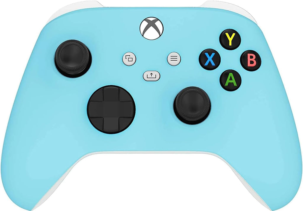 Custom Controllerzz Wireless Controller for Microsoft Xbox Series X/S & Xbox One - Custom Soft Touch Feel - Custom Xbox Series X/S Controller (X/S Baby Blue)
