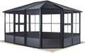 Sojag Outdoor 12' x 15' Charleston Solarium Outdoor Sunroom with Mosquito Nets