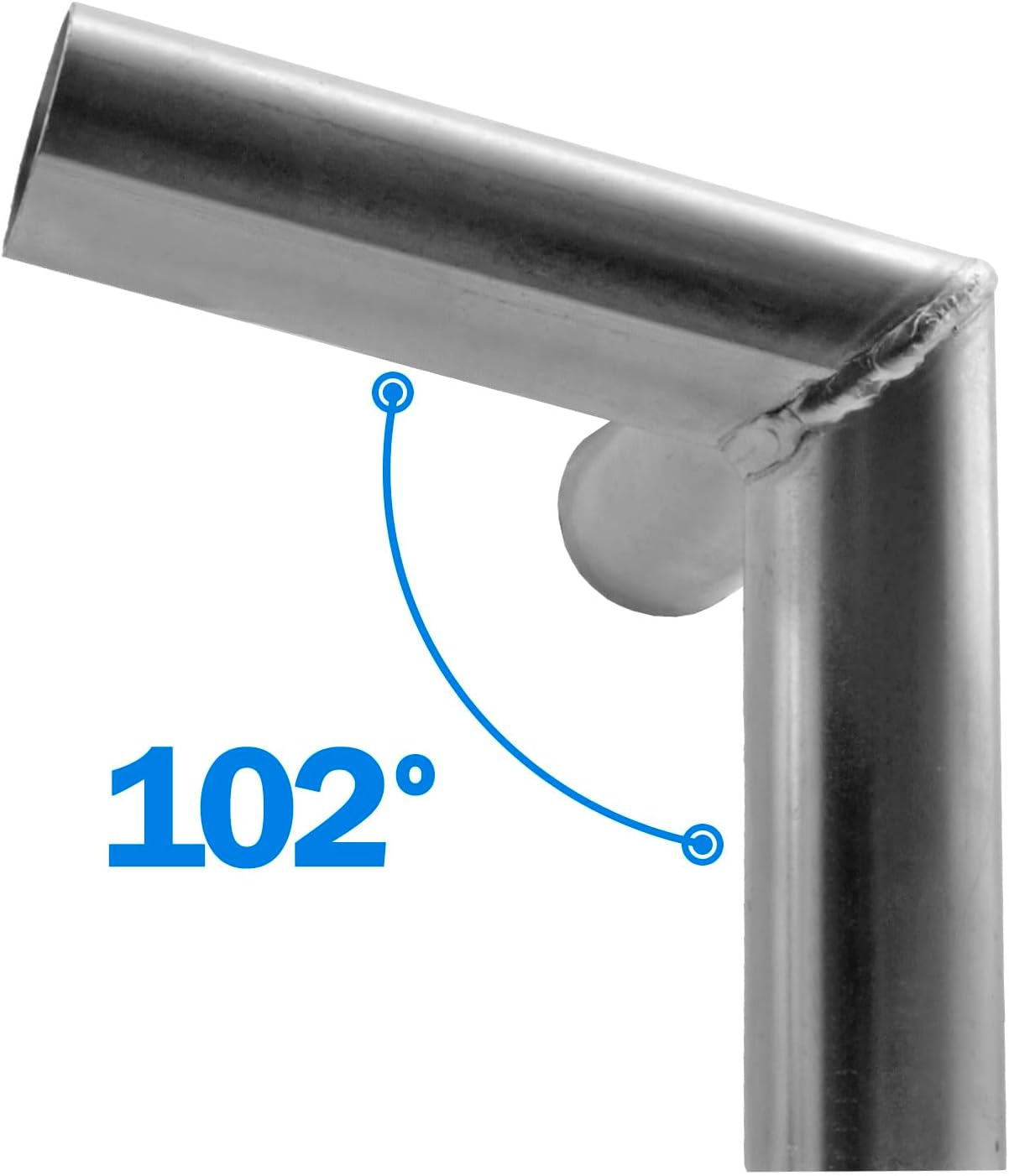 GoodsZone Canopy Fittings Kit 1-3/8' Slant roof Shelter Carport Deck Shed Frame Connectors Coupling, Full Set for 6, 8, 10 Legs, Without Poles (for 10 Legs)