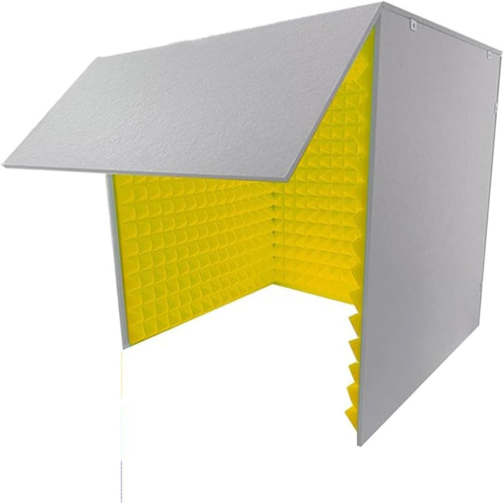 Desktop Soundproof Cover, Portable Recording Booth, Sound Isolation Room for Home Studio, for Microphone Recording Equipment Podcasts Singing Gaming and Broadcasting