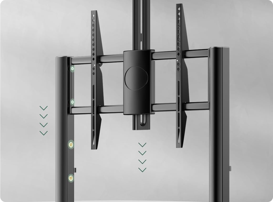 SYLVOX Deck Pro 2.0 43' Outdoor TV Bundle with Rolling Cart Stand – 1000 Nits, 4K UHD, IP55 Waterproof, Dolby Atmos, Google TV, Partial Sun Ready, Mobile Outdoor Entertainment
