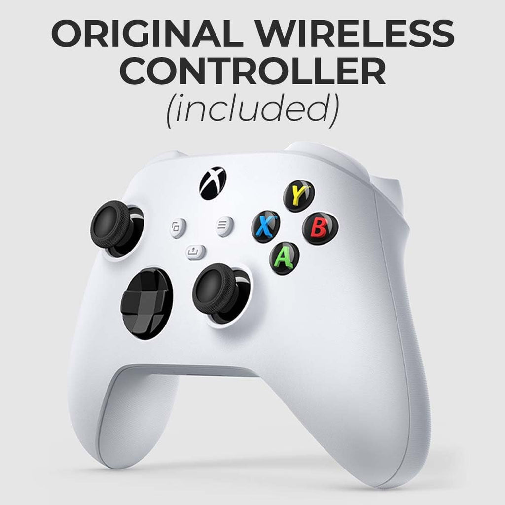 Zeust Xbox One S 512GB Console Bundle - Includes the Xbox One S 500 GB Console White, 1 Wireless Controller, HDMI Cable, and Microfiber Cloth - Compact Digital Gaming Kit (Renewed)