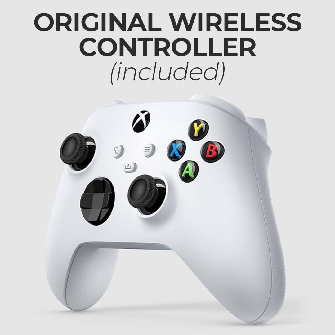 Zeust Xbox One S 512GB Console Bundle - Includes the Xbox One S 500 GB Console White, 1 Wireless Controller, HDMI Cable, and Microfiber Cloth - Compact Digital Gaming Kit (Renewed)