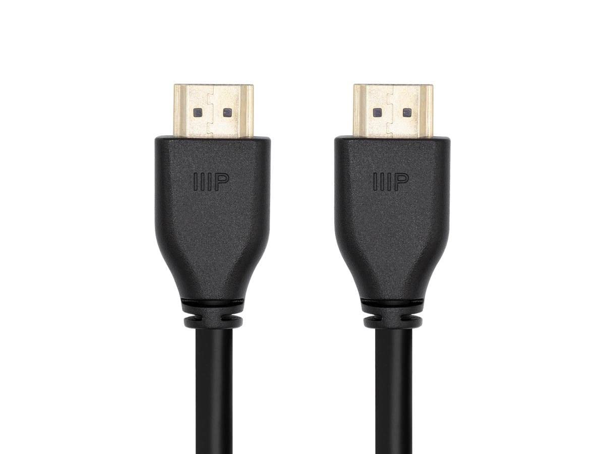 Monoprice 8K Certified Ultra High Speed HDMI 2.1 Cable - 5-Pack, 48Gbps, Compatible with Sony PlayStation, Microsoft Xbox Series X and S, 15 feet, Black
